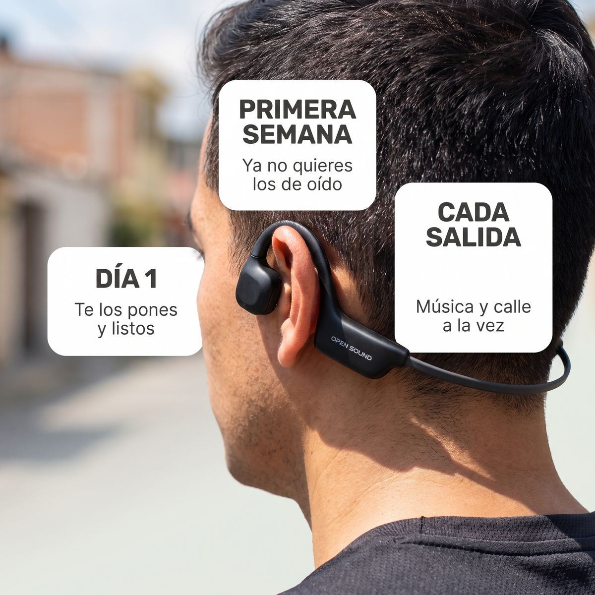 Audífonos de conducción ósea – escucha tu música y la calle