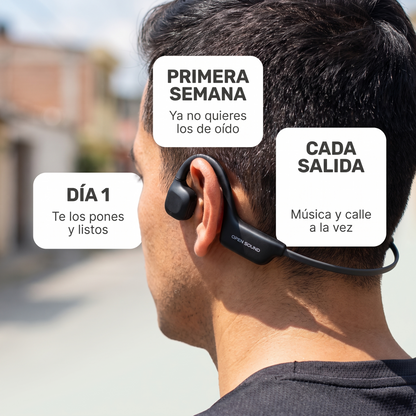 Audífonos de conducción ósea – escucha tu música y la calle