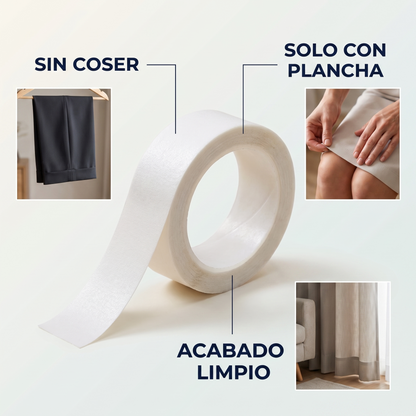 Cinta termofusible para dobladillo – acorta sin coser