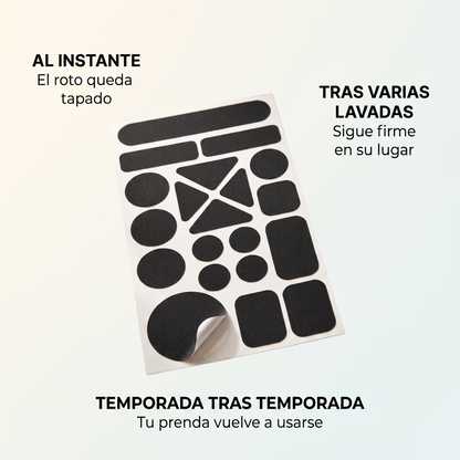 Parche adhesivo para ropa – repara sin coser ni plancha