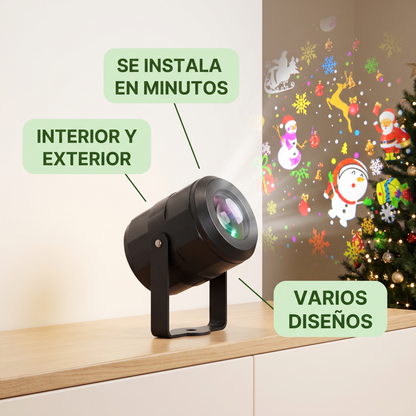 Proyector led navideño – Decora tu casa en minutos