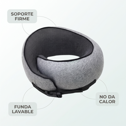 Almohada de viaje ergonómica – descansa sin dolor de cuello