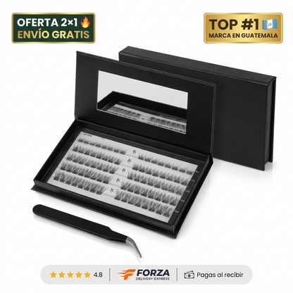 2x1 Kit de pestañas postizas autoadhesivas – Sin pegamento