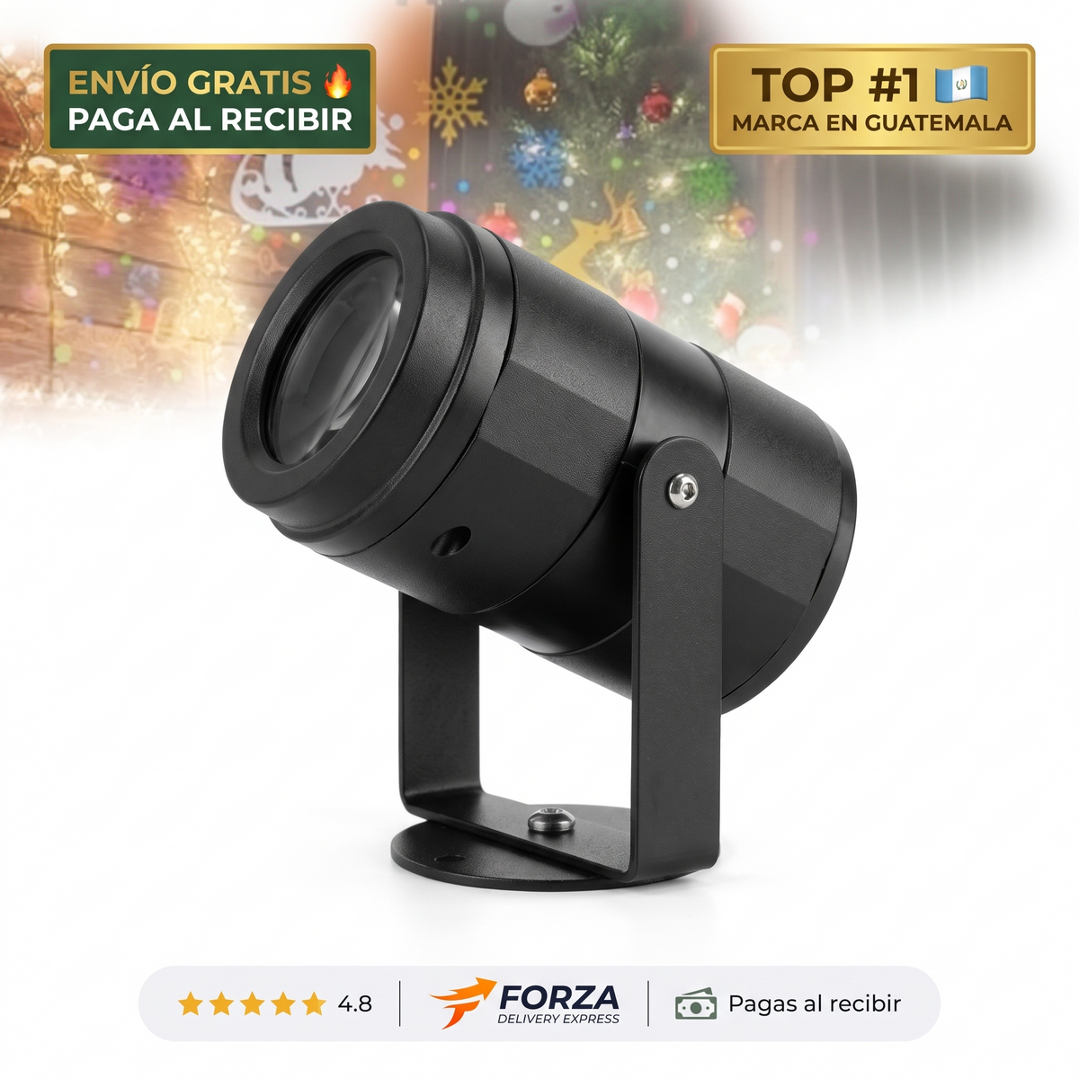 Proyector led navideño – Decora tu casa en minutos