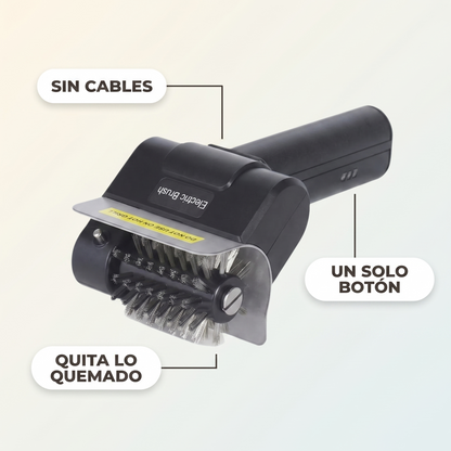 Cepillo eléctrico para parrilla – Limpia sin tallar a mano