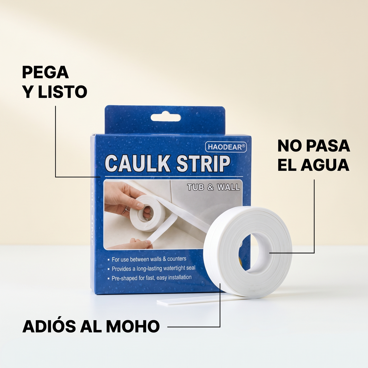 Cinta selladora impermeable – sella tu baño sin silicón