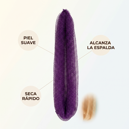 4x1 Esponja exfoliante africana de red – piel lisa y suave