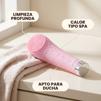Cepillo facial de silicona recargable – Limpieza profunda sin irritar