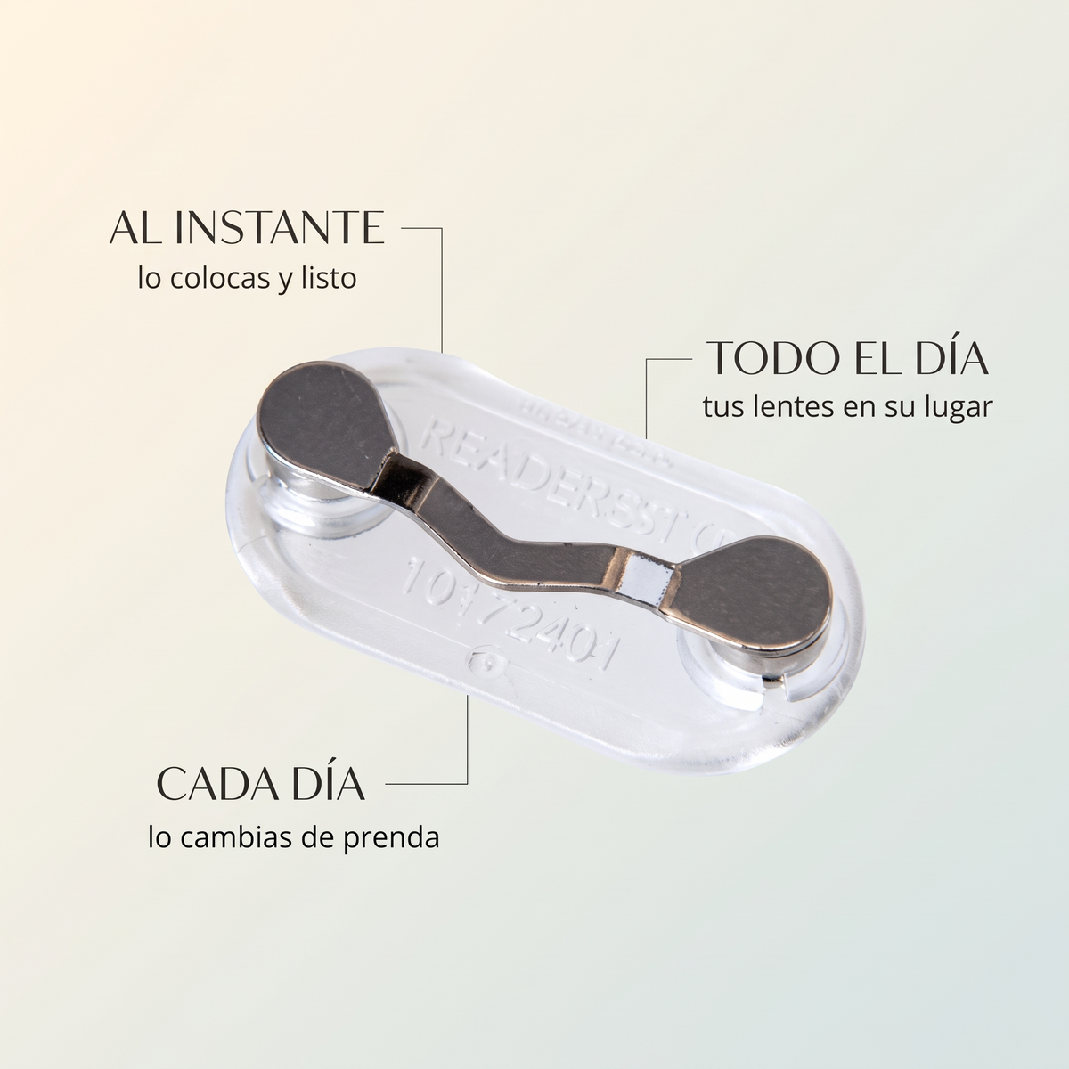 Sujetador magnético para gafas – tus lentes siempre contigo
