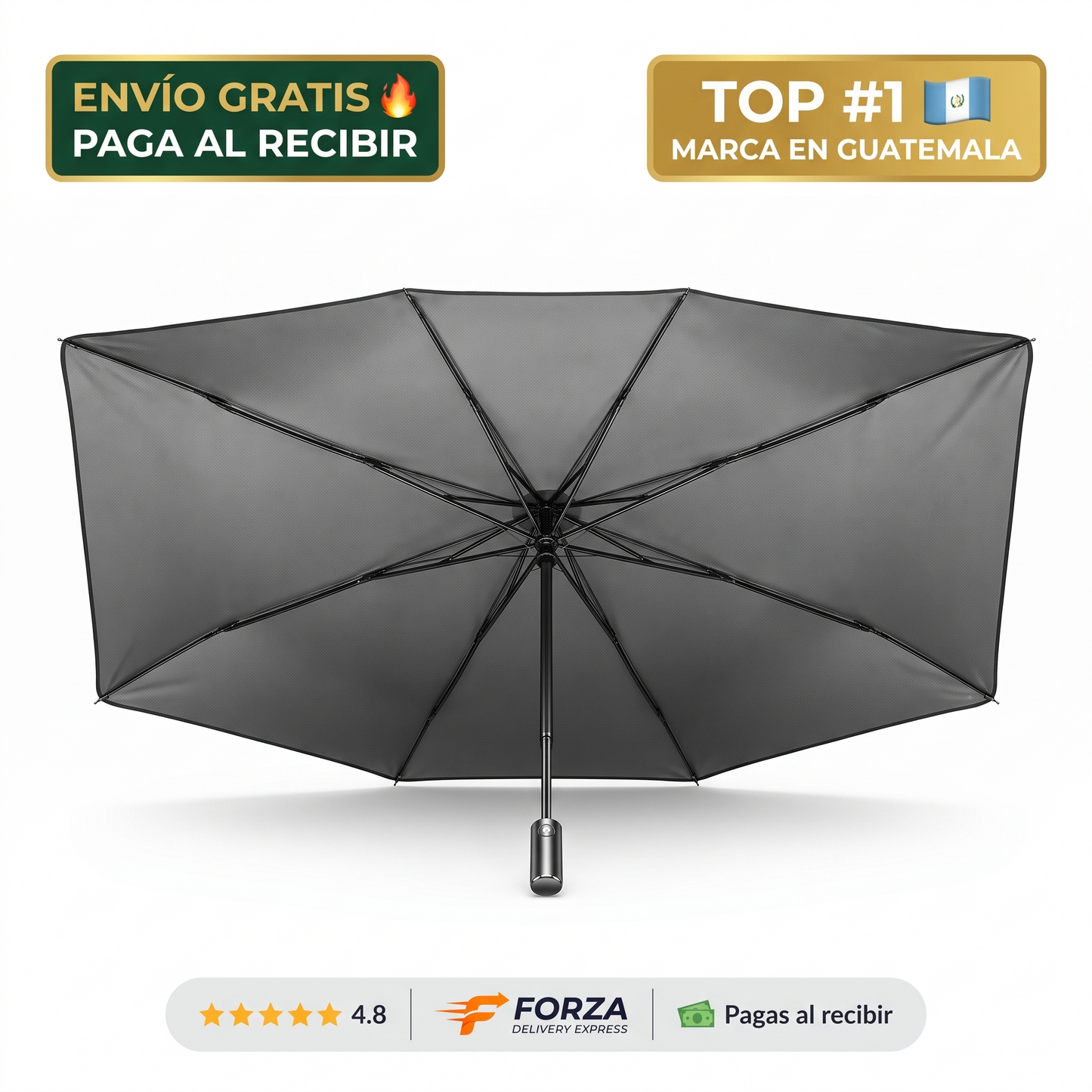 Parasol plegable para parabrisas – menos calor en tu carro